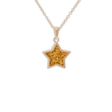 Ladies Star Memorial Ashes Pendant - Cherished Urns