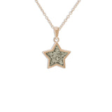 Ladies Star Memorial Ashes Pendant - Cherished Urns