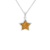 Ladies Star Memorial Ashes Pendant - Cherished Urns
