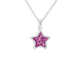 Ladies Star Memorial Ashes Pendant - Cherished Urns