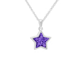 Ladies Star Memorial Ashes Pendant - Cherished Urns