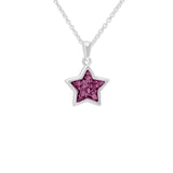Ladies Star Memorial Ashes Pendant - Cherished Urns