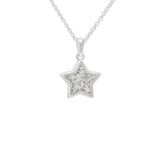 Ladies Star Memorial Ashes Pendant - Cherished Urns