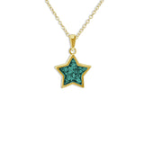 Ladies Star Memorial Ashes Pendant - Cherished Urns