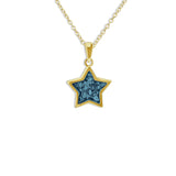 Ladies Star Memorial Ashes Pendant - Cherished Urns