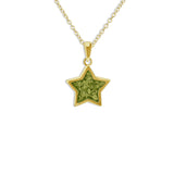 Ladies Star Memorial Ashes Pendant - Cherished Urns