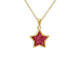 Ladies Star Memorial Ashes Pendant - Cherished Urns
