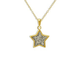 Ladies Star Memorial Ashes Pendant - Cherished Urns