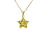 Ladies Star Memorial Ashes Pendant - Cherished Urns