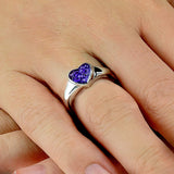 Ladies Dearest Memorial Ashes Ring - Cherished Urns