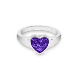 Ladies Dearest Memorial Ashes Ring - Cherished Urns