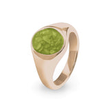 Unisex Shield Memorial Ashes Ring - Cherished Urns
