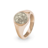 Unisex Shield Memorial Ashes Ring - Cherished Urns