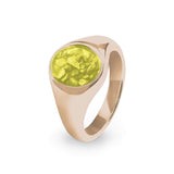 Unisex Shield Memorial Ashes Ring - Cherished Urns