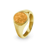 Unisex Shield Memorial Ashes Ring - Cherished Urns
