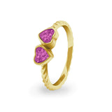 Ladies Together Memorial Ashes Ring - Cherished Urns