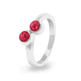 Ladies Inspire Memorial Ashes Ring - Cherished Urns