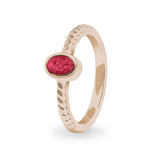Ladies Petite Guard Memorial Ashes Ring - Cherished Urns