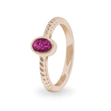 Ladies Petite Guard Memorial Ashes Ring - Cherished Urns