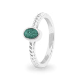 Ladies Petite Guard Memorial Ashes Ring - Cherished Urns