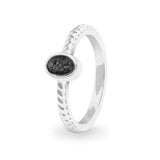 Ladies Petite Guard Memorial Ashes Ring - Cherished Urns