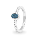 Ladies Petite Guard Memorial Ashes Ring - Cherished Urns