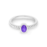 Ladies Petite Guard Memorial Ashes Ring - Cherished Urns