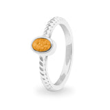 Ladies Petite Guard Memorial Ashes Ring - Cherished Urns