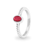 Ladies Petite Guard Memorial Ashes Ring - Cherished Urns