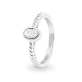 Ladies Petite Guard Memorial Ashes Ring - Cherished Urns