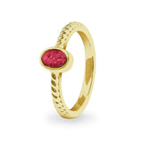 Ladies Petite Guard Memorial Ashes Ring - Cherished Urns
