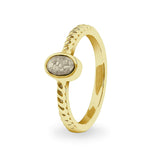 Ladies Petite Guard Memorial Ashes Ring - Cherished Urns