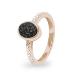 Ladies Guard Memorial Ashes Ring - Cherished Urns