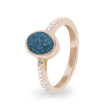 Ladies Guard Memorial Ashes Ring - Cherished Urns