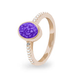 Ladies Guard Memorial Ashes Ring - Cherished Urns