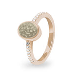 Ladies Guard Memorial Ashes Ring - Cherished Urns