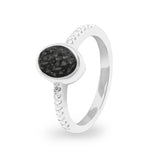 Ladies Guard Memorial Ashes Ring - Cherished Urns