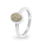 Ladies Guard Memorial Ashes Ring - Cherished Urns