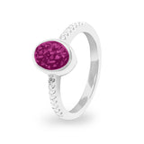 Ladies Guard Memorial Ashes Ring - Cherished Urns