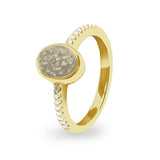 Ladies Guard Memorial Ashes Ring - Cherished Urns