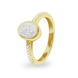 Ladies Guard Memorial Ashes Ring - Cherished Urns