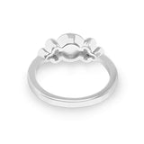 Ladies Praise Memorial Ashes Ring with Fine Crystals - Cherished Urns