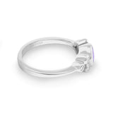 Ladies Praise Memorial Ashes Ring with Fine Crystals - Cherished Urns