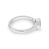 Ladies Teardrop Memorial Ashes Ring - Cherished Urns