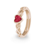 Ladies Beau Memorial Ashes Ring - Cherished Urns