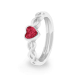 Ladies Beau Memorial Ashes Ring - Cherished Urns