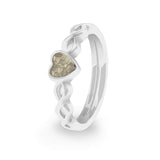 Ladies Beau Memorial Ashes Ring - Cherished Urns