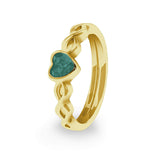 Ladies Beau Memorial Ashes Ring - Cherished Urns