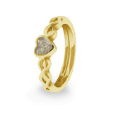 Ladies Beau Memorial Ashes Ring - Cherished Urns