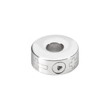 Self-fill Round Cross Cremation Ashes Charm Bead - Cherished Urns